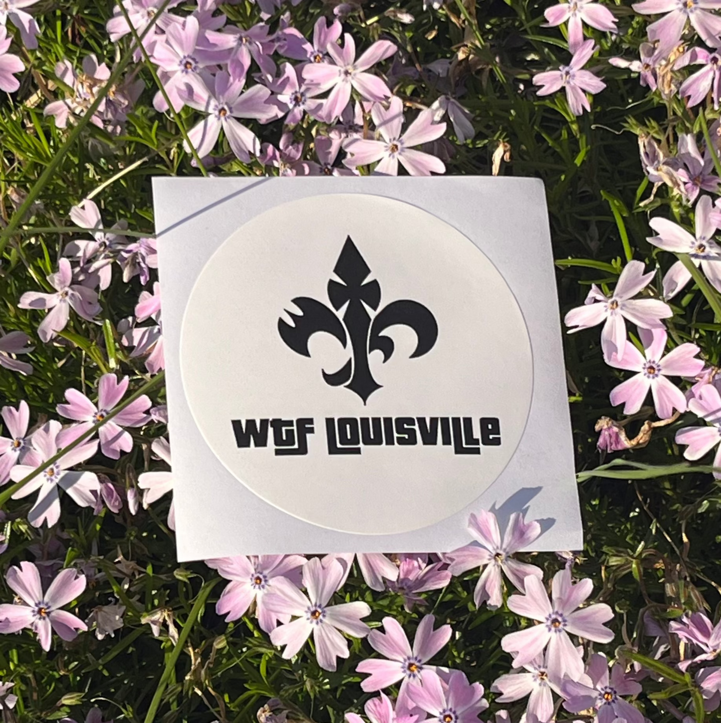 White WTF Sticker